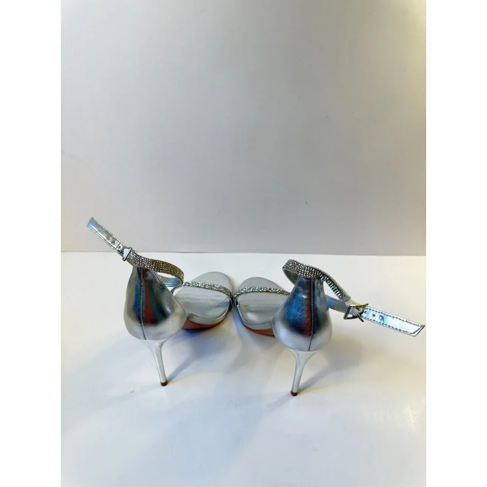 Mix No 6 Womens Heels Silver US 7